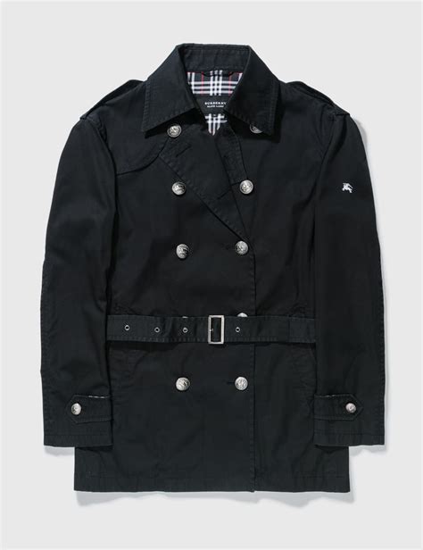 burberry black label trench coat